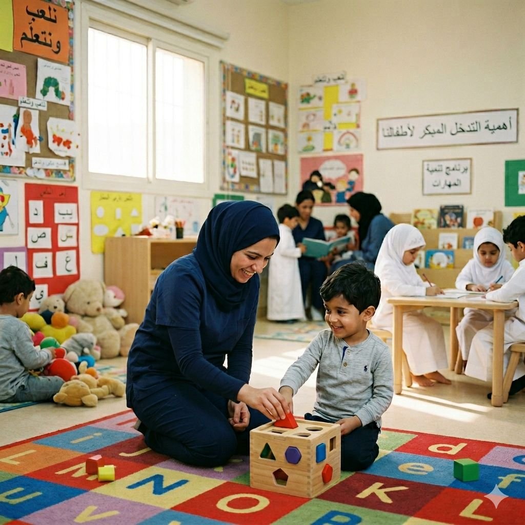 أهمية التدخل المبكر للأطفال: الخطوة الأولى نحو الاستقلالية