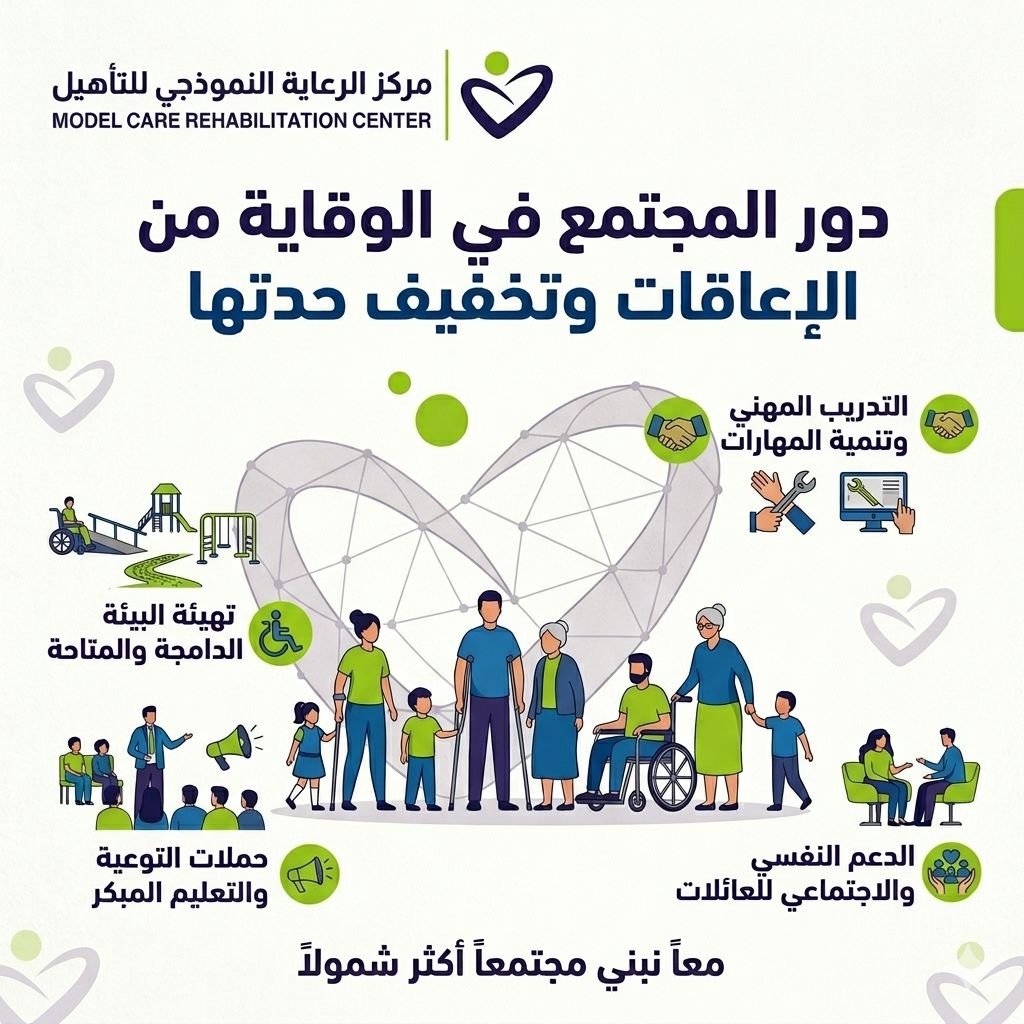 دور المجتمع في الوقاية من الإعاقات وتخفيف حدتها